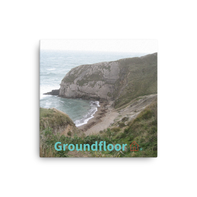 Sea & Hills Thin canvas with Groundfloor with House Logo