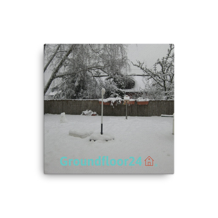 Winter Wonderland Thin canvas with Groundfloor24 with House Logo