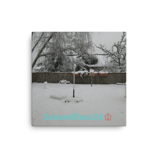 Winter Wonderland Thin canvas with Groundfloor24 with House Logo