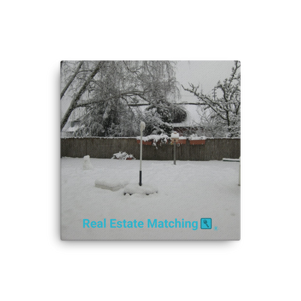 Winter Wonderland Thin canvas with realestatematching with key Logo