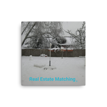 Winter Wonderland Thin canvas with realestatematching without key Logo