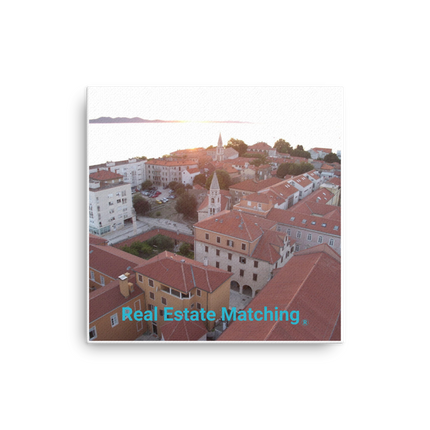 Roof Sunset View Thin canvas with realestatematching without key Logo