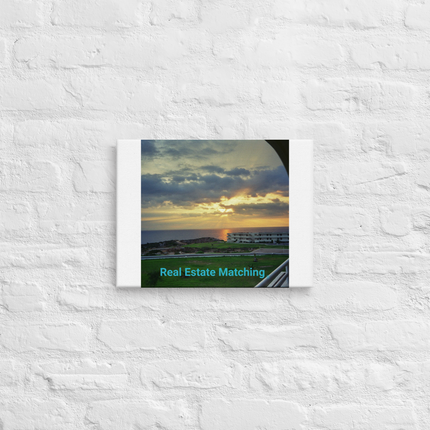 Natural View Thin canvas with realestatematching without key Logo