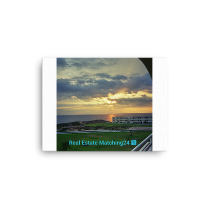 Attractive Sinari Thin canvas with realestatematching24 with key Logo