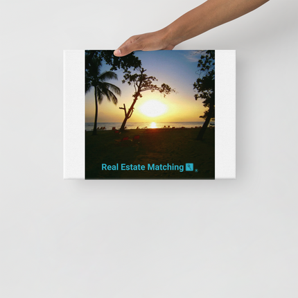 Beautiful Sea View Thin canvas with realestatematching with key Logo