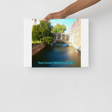 Beautiful Canel Thin canvas with realestatematching24 with key Logo