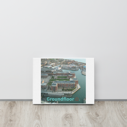 Nice City Thin canvas with Groundfloor with House Logo