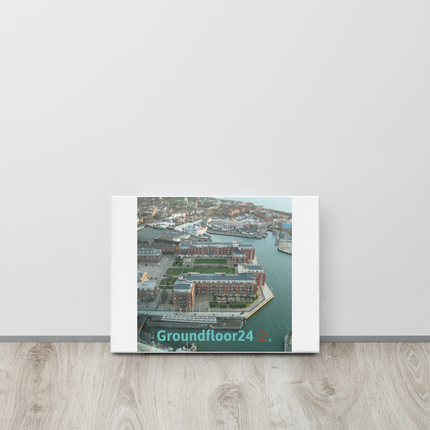 Nice City Thin canvas with Groundfloor24 with House Logo