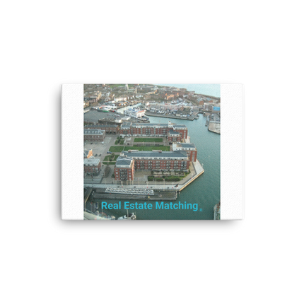 Nice City Thin canvas with realestatematching without key Logo