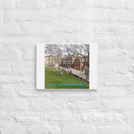 Beautiful Park Thin canvas with realestatematching with key Logo