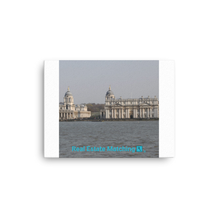 Riverside Beauty Thin canvas with realestatematching with key Logo