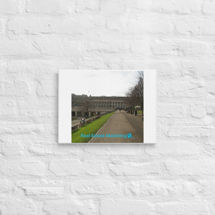 Majestic Palace Thin canvas with realestatematching with key Logo