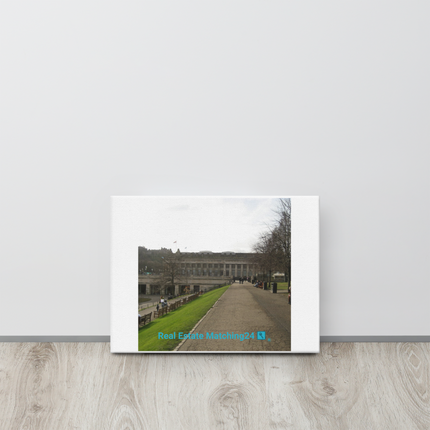 Majestic Palace Thin canvas with realestatematching24 with key Logo