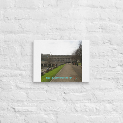 Majestic Palace Thin canvas with realestatepartner24 with house Logo