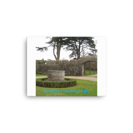 Nature's Wonders Thin canvas with realestatematching24 with key Logo