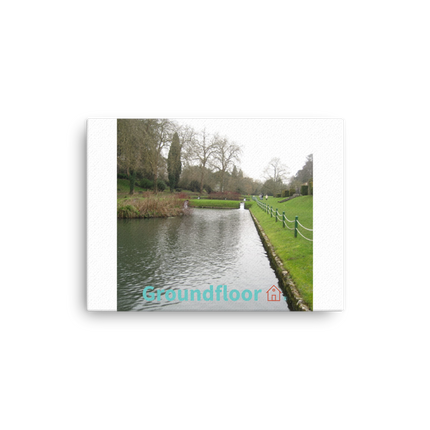 Lakeside Beauty Thin canvas with Groundfloor with House Logo