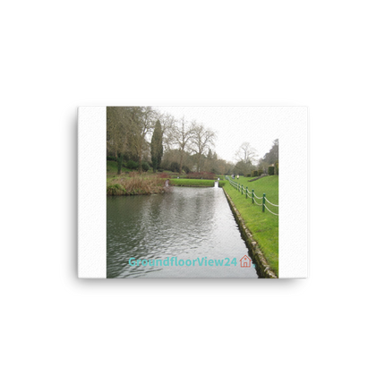 Lakeside Beauty Thin canvas with groundfloorview24 with House Logo