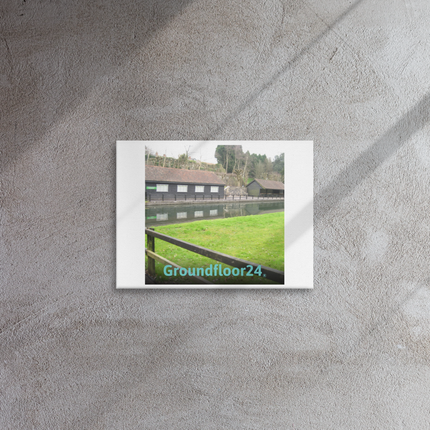Lakeside Serenity Thin canvas with Groundfloor24 without House Logo