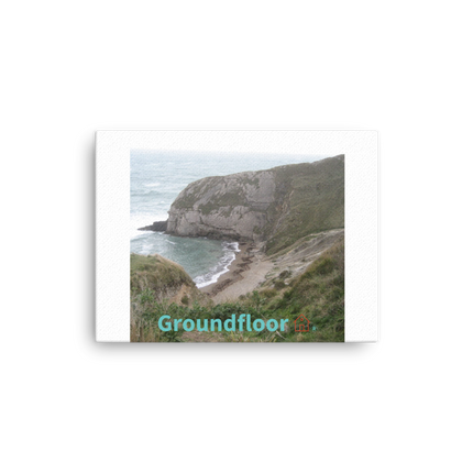 Sea & Hills Thin canvas with Groundfloor with House Logo