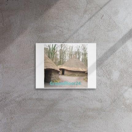 Village Charm Thin canvas with Groundfloor24 without House Logo