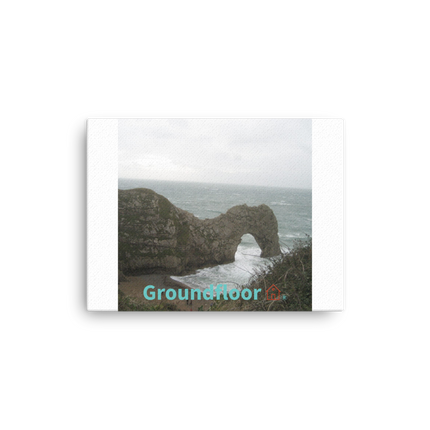 Coastal Escape Thin canvas with Groundfloor with House Logo