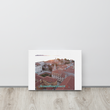 Roof Sunset View Thin canvas with groundfloorview24 with House Logo