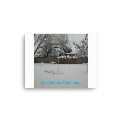 Winter Wonderland Thin canvas with realestatematching without key Logo