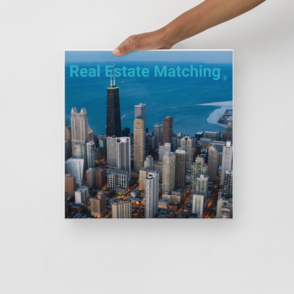Beutiful Sinari Thin canvas with Real Estate Matching Logo