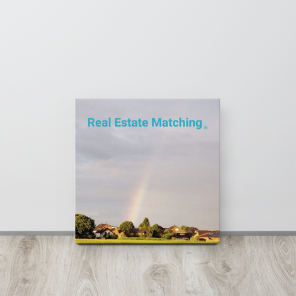 The Rainbow Sinari Thin canvas with Real Estate Matching Logo