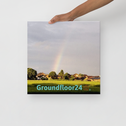 The Rainbow Sinari Thin canvas with Groundfloor24 Logo