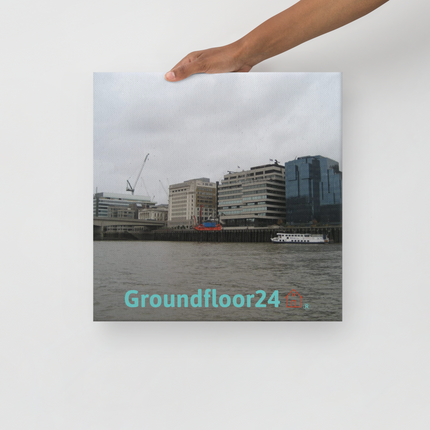 Beautiful Place Thin canvas with Groundfloor24 Logo