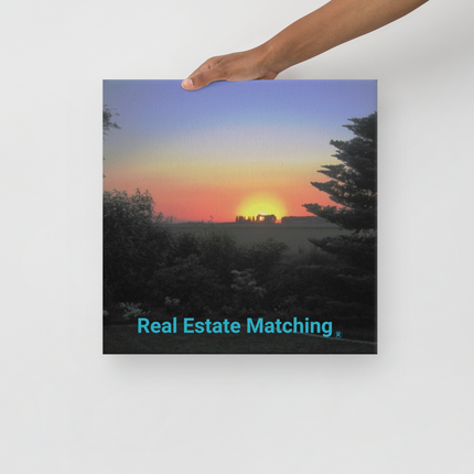 Beautiful Sunset Sinari Thin canvas with realestatematching without key Logo
