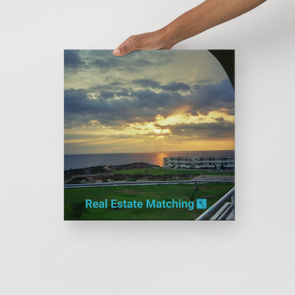 Natural View Thin canvas with realestatematching with key Logo