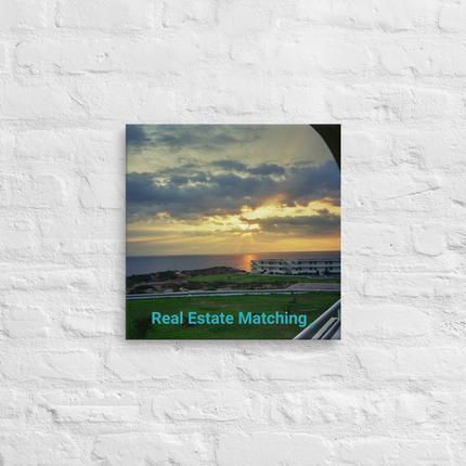 Natural View Thin canvas with realestatematching without key Logo