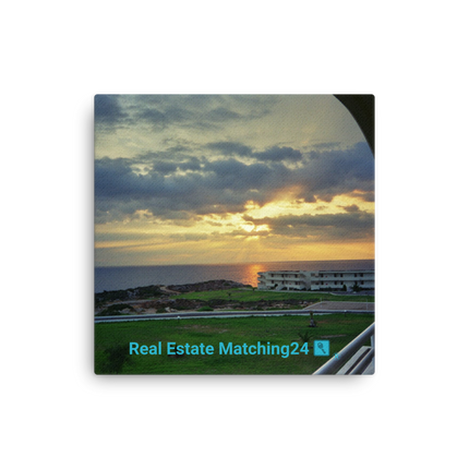 Attractive Sinari Thin canvas with realestatematching24 with key Logo