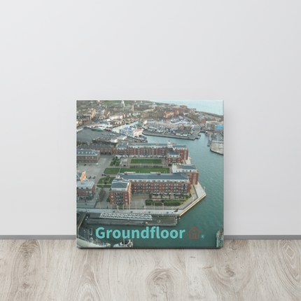 Nice City Thin canvas with Groundfloor with House Logo