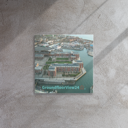 Nice City Thin canvas with groundfloorview24 with House Logo