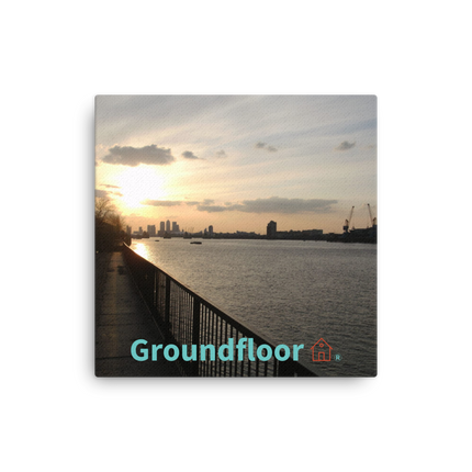 Awesome River View Thin canvas with Groundfloor with House Logo