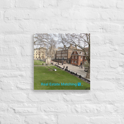 Beautiful Park Thin canvas with realestatematching with key Logo