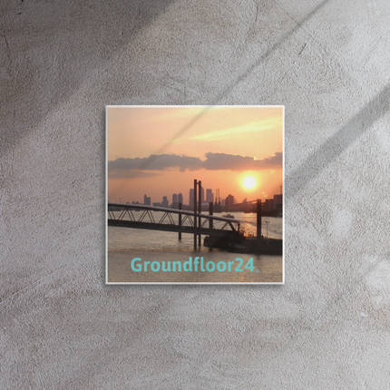 Evening Glow Thin canvas with Groundfloor24 without House Logo