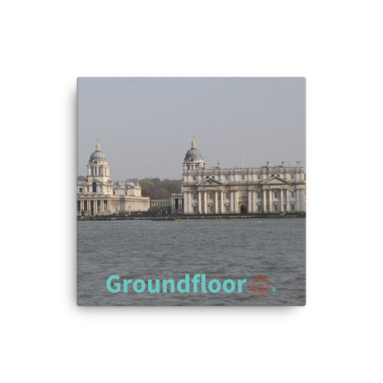 Riverside Beauty Thin canvas with Groundfloor with House Logo