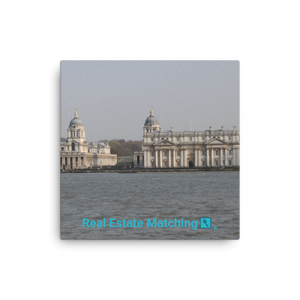 Riverside Beauty Thin canvas with realestatematching with key Logo