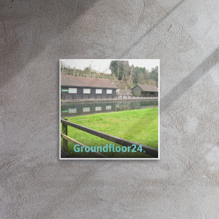 Lakeside Serenity Thin canvas with Groundfloor24 without House Logo