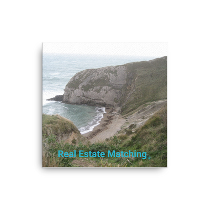 Sea & Hills Thin canvas with realestatematching without key Logo