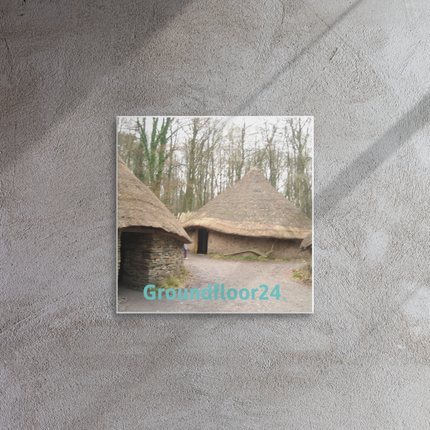 Village Charm Thin canvas with Groundfloor24 without House Logo