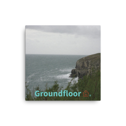 Seaside Serenity Thin canvas with Groundfloor with House Logo