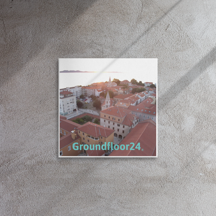 Roof Sunset View Thin canvas with Groundfloor24 without House Logo