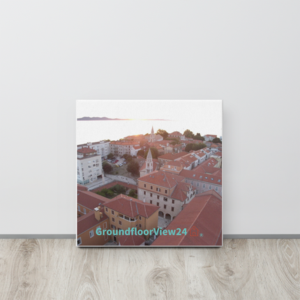 Roof Sunset View Thin canvas with groundfloorview24 with House Logo