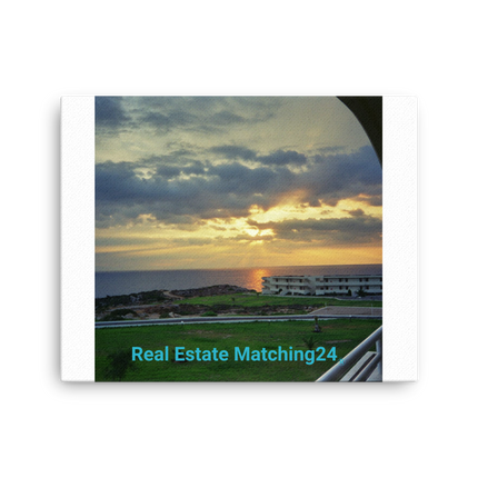 Natural View Thin canvas with realestatematching24 without key Logo