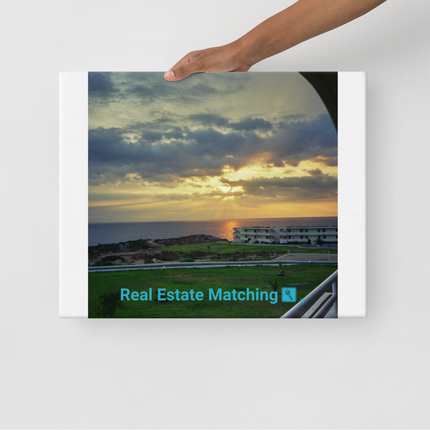 Natural View Thin canvas with realestatematching with key Logo
